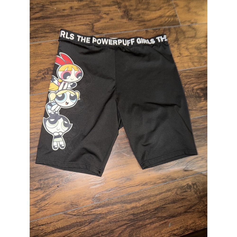 Powerpuff Women's Black Biker Shorts XL‎ 1X